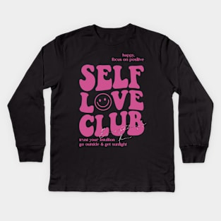 Self love club Kids Long Sleeve T-Shirt